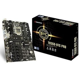 Biostar TB360-BTC PRO Ver.6X 8.9.Nesil LGA 1151 DDR4 2666 M.2 12 Li Ekran Girişi HDMI Mining Anakart