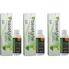 Biostyle Bitki Özlü Argan ve Keratin 10.1 Küllü Açık Sarı 3x60 ml Saç Boyası+3 Adet Oksidan