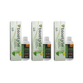 Biostyle Bitki Özlü Argan ve Keratin 10.1 Küllü Açık Sarı 3x60 ml Saç Boyası+3 Adet Oksidan