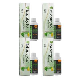 Biostyle Bitki Özlü Argan ve Keratin 4.0 Kahve 4x60 ml Saç Boyası+4x90 ml Oksidan