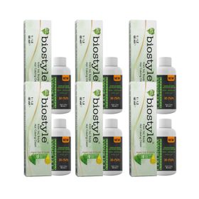 Biostyle Bitki Özlü Argan ve Keratin 4.0 Kahve 6x60 ml Saç Boyası+6x90 ml Oksidan