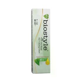 Biostyle Bitki Özlü Argan ve Keratin 6.1 Koyu Küllü Kumral Oksidansız 60 ml Saç Boyası