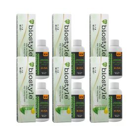 Biostyle Bitki Özlü Argan ve Keratin 7.34 Karamel 6x60 ml Saç Boyası+6x90 ml Oksidan