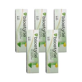 Biostyle Bitki Özlü Argan ve Keratin 8.34 Açık Karamel Oksidansız 5x60 ml Saç Boyası