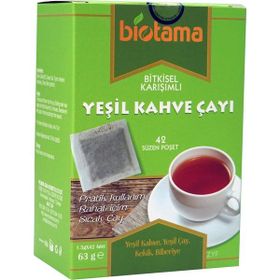 Biotama 42'li Yeşil Kahve Süzen Poşet Çay