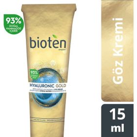 Bioten 15 ml Hyaluronic Gold Kırışıklık Karşıtı Göz Kremi