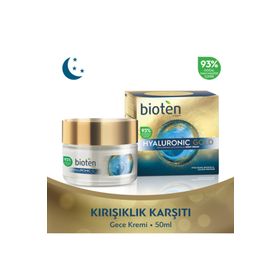 Bioten 50 ml Hyaluronic Gold Kırışıklık Karşıtı Gece Kremi