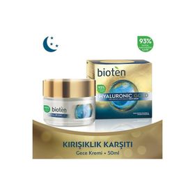 Bioten 50 ml Hyaluronic Gold Kırışıklık Karşıtı Gece Kremi