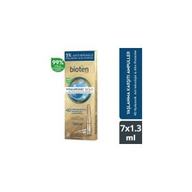 Bioten 7x1.5 ml Hyaluronic Gold Yaşlanma Karşıtı Yeniden Dolgunlaştırıcı Ampuller