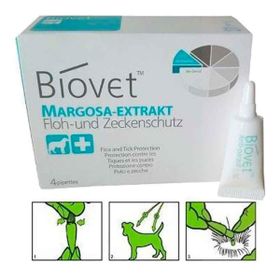 Biovet 4'lü Bitkisel Küçük Irk Köpek Pire Kene Damlası