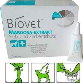 Biovet 4'lü Bitkisel Orta Irk Köpek Pire Kene Damlası