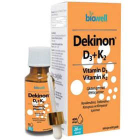 Biowell Dekinon Vitamin D3 K2 20 ml 400 Damla