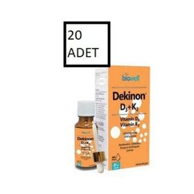 Biowell Dekinon Vitamin D3 K2 20x20 ml Damla