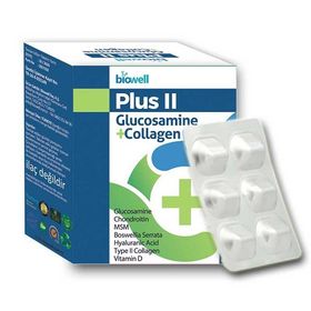 Biowell Plus II Glucosamine Collagen 60 Kapsül