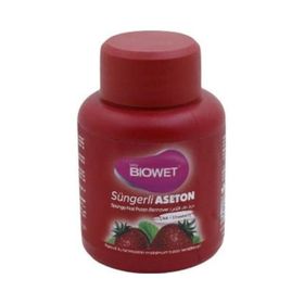 Biowet 75 ml Çilek Süngerli Aseton