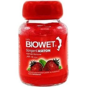 Biowet 75 ml Çilek Süngerli Aseton