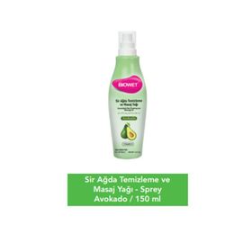 Biowet Avokado Yağlı 150 ml Sir Ağda Temizleme ve Masaj Yağı