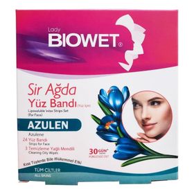 Biowet Azulen 27'li Yüz Sir Ağda Bandı