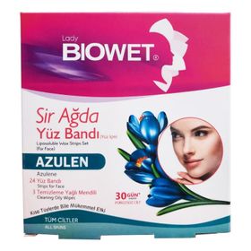 Biowet Azulen 27'li Yüz Sir Ağda Bandı