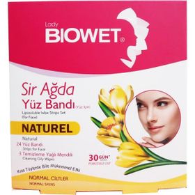 Biowet Natürel 27'li Yüz Sir Ağda Bandı