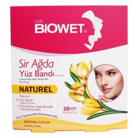 Biowet Natürel 27'li Yüz Sir Ağda Bandı