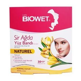 Biowet Natürel 27'li Yüz Sir Ağda Bandı