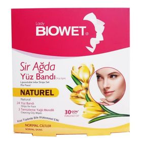 Biowet Natürel 27'li Yüz Sir Ağda Bandı