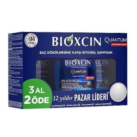 Bioxcin 3x300 ml Quantum Kuru Saçlar İçin Dökülme Karşıtı Şampuan
