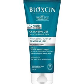 Bioxcin Acnium 200 ml Akneye Eğilimli Ciltler için Temizleme Jeli