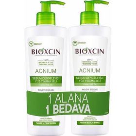 Bioxcin Acnium 2x500 ml Cilt Temizleme Jeli