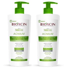 Bioxcin Acnium Sebum Dengeleyici 2x500 ml Yüz Temizleme Jeli