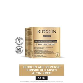 Bioxcin Age Reverse 24K Altın 50 ml Kırışıklık Karşıtı Altın Krem