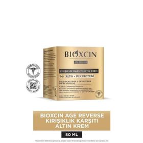 Bioxcin Age Reverse 24K Altın 50 ml Kırışıklık Karşıtı Altın Krem