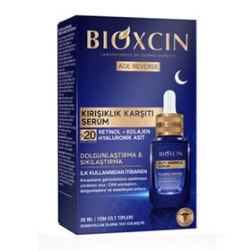 Bioxcin Age Reverse 30 ml %20 Retinol Kolajen Dolgunluk Sıkılık Kırışıklık Karşıtı Serum