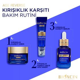 Bioxcin Age Reverse 30 ml %20 Retinol Kolajen Dolgunluk Sıkılık Kırışıklık Karşıtı Serum