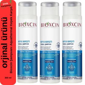 Bioxcin Aqua Thermal 3x300 ml Kepeğe Karşı Etkili Şampuan