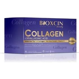 Bioxcin Beauty Collagen 10000 mg Hyaluronic Acid Keratin 30 Saşe