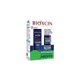 Bioxcin Biotin 300 ml Şampuan + Biotin ve Çinko İçeren 60 Tablet Takviye Edici Gıda