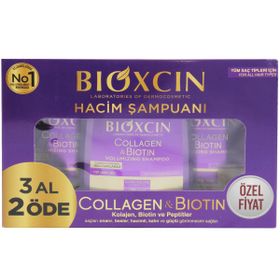 Bioxcin Collagen 3x300 ml Hacim Şampuanı