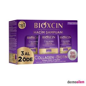 Bioxcin Collagen 3x300 ml Hacim Şampuanı
