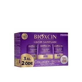 Bioxcin Collagen 3x300 ml Hacim Şampuanı