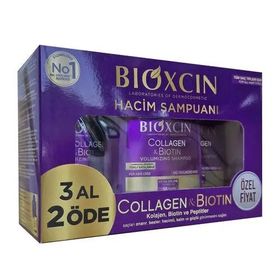 Bioxcin Collagen 3x300 ml Hacim Şampuanı