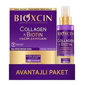 Bioxcin Collagen Biotin 300 ml Şampuan + 150 ml Sıvı Saç Kremi