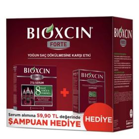 Bioxcin Forte 3x30 ml Serum + Forte Yoğun Saç Dökülmesine Karşı 300 ml Şampuan