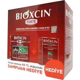 Bioxcin Forte 3x30 ml Serum + Forte Yoğun Saç Dökülmesine Karşı 300 ml Şampuan
