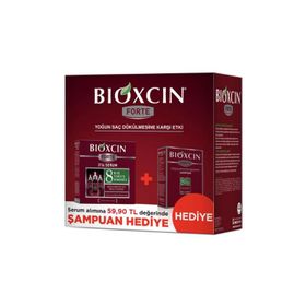 Bioxcin Forte 3x30 ml Serum + Forte Yoğun Saç Dökülmesine Karşı 300 ml Şampuan