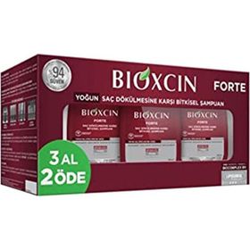 Bioxcin Forte 3x300 ml Bitkisel Şampuan