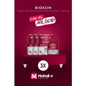 Bioxcin Forte 3x300 ml Yoğun Dökülme Karşıtı Bitkisel Şampuan