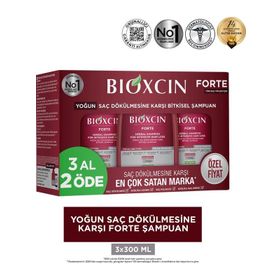 Bioxcin Forte 3x300 ml Yoğun Saç Dökülmesi Şampuanı