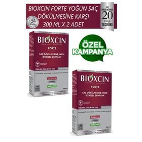 Bioxcin Forte Yoğun Saç Dökülmesine Karşı 2x300 ml Bitkisel Şampuan